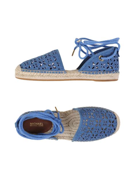 navy blue lace up michael kors espadrille sneakers|MICHAEL Michael Kors Blue Shoes + FREE SHIPPING.